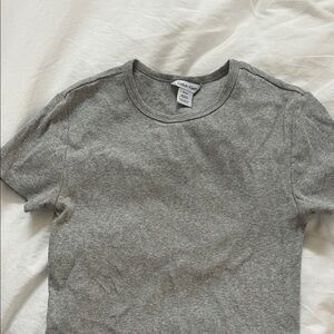 Calvin Klein Heather Gray Women's Short Sleeve Tee